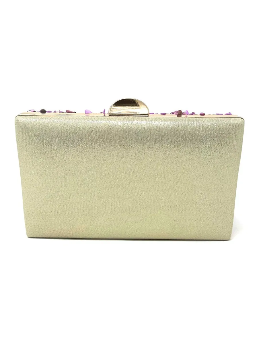 Bolsas>Feversave Bolsa de strass malva