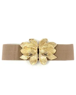 Cintos>Feversave Cinturón Flor beige