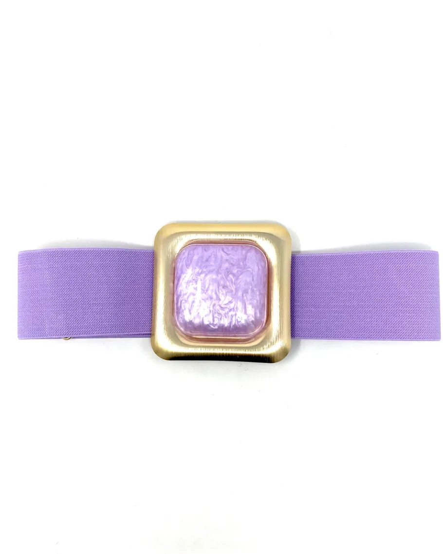 Cintos>Feversave Cinturón Nácar Malva