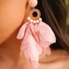 Brincos>Feversave Pendientes Brasil Rosa