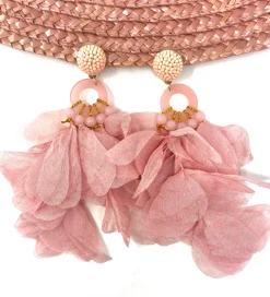 Brincos>Feversave Pendientes Brasil Rosa