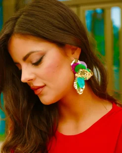Brincos>Feversave Pendientes Florencia Colores