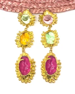 Brincos>Feversave Pendientes Olivia colores