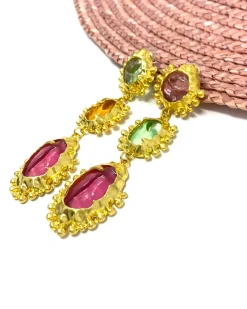 Brincos>Feversave Pendientes Olivia colores
