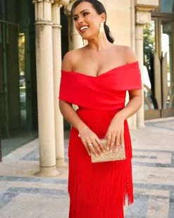 Batismos E Comunhões | Vestidos>Feversave Vestido Afrodite Vermelho