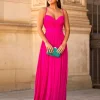 Convidado Do Casamento | Vestidos>Feversave Vestido Ana Fúcsia