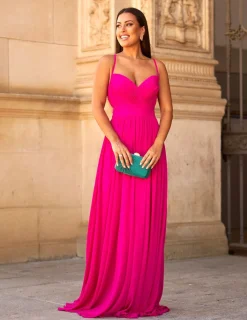 Convidado Do Casamento | Vestidos>Feversave Vestido Ana Fúcsia