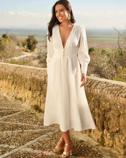 Batismos E Comunhões | Noiva>Feversave Vestido Branco Galateia