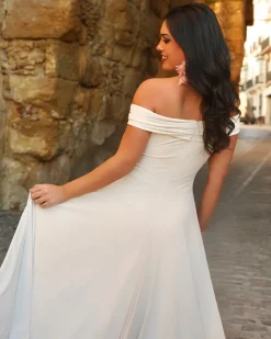 Batismos E Comunhões | Convidado Do Casamento>Feversave Vestido Casmir Bege