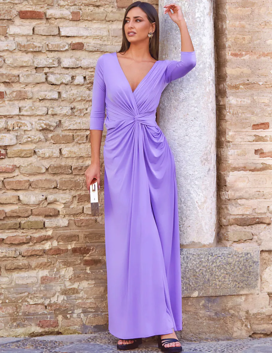 Convidado Do Casamento | Vestidos>Feversave Vestido Malva Almudena