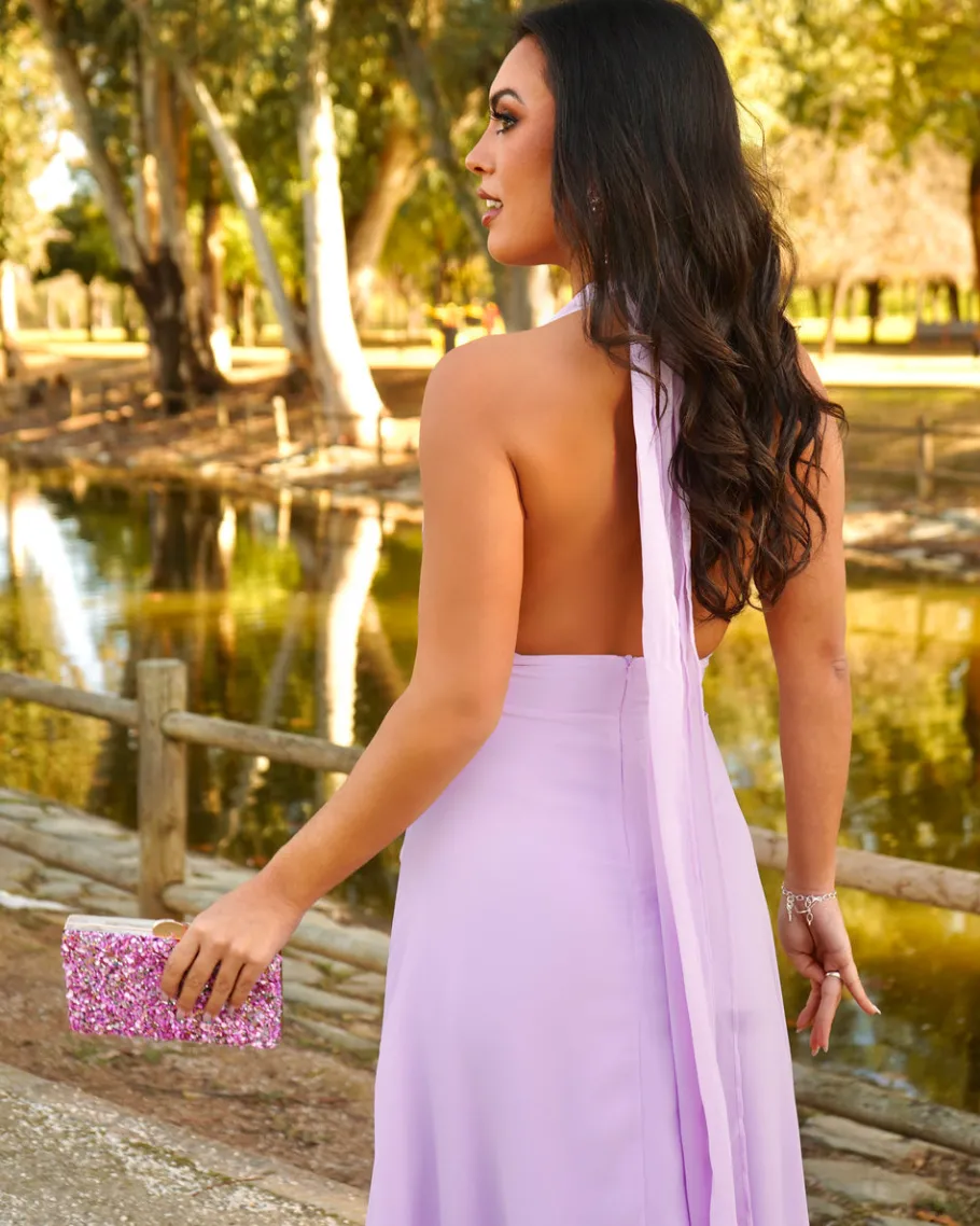 Convidado Do Casamento | Vestidos>Feversave Vestido Marchena Malva