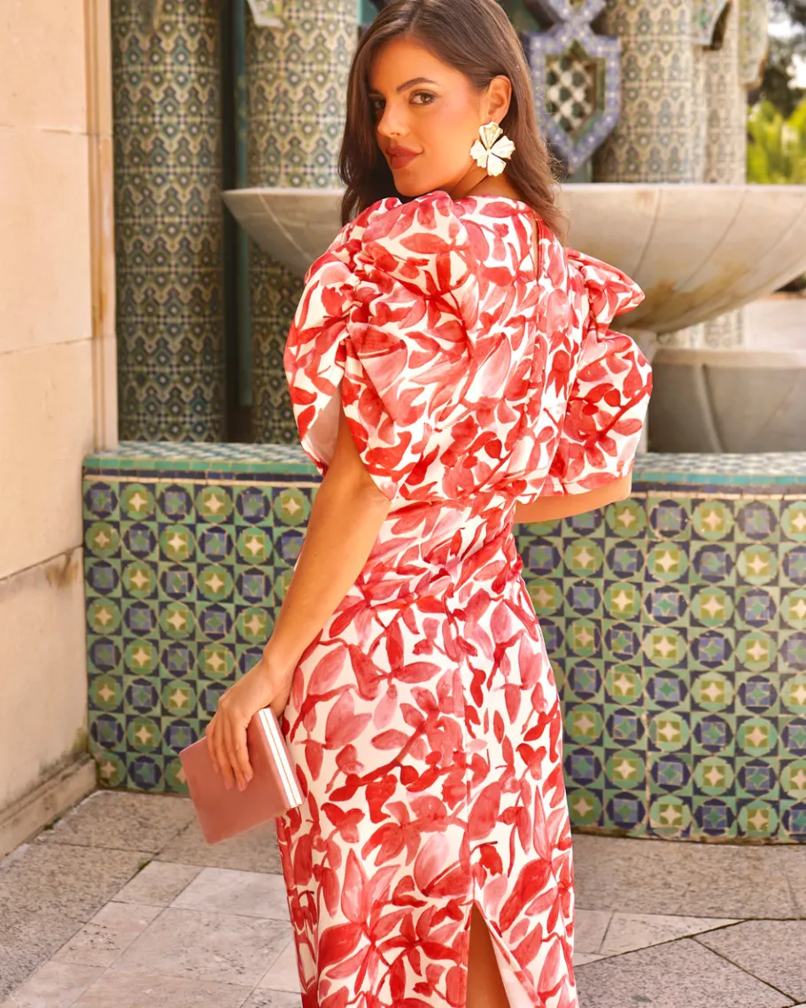 Vestidos | Batismos E Comunhões>Feversave Vestido Marinet Coral
