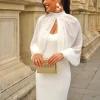 Batismos E Comunhões | Vestidos>Feversave Vestido Marisol Branco