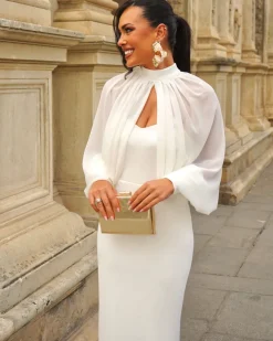 Batismos E Comunhões | Vestidos>Feversave Vestido Marisol Branco