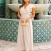 Batismos E Comunhões | Convidado Do Casamento>Feversave Vestido Melisa Beige