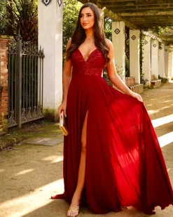 Graduações | Convidado Do Casamento>Feversave Vestido Valentina Avermelhado