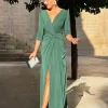 Graduações | Batismos E Comunhões>Feversave Vestido Verde Almudena