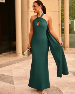 Graduações | Convidado Do Casamento>Feversave Vestido Verde Amore